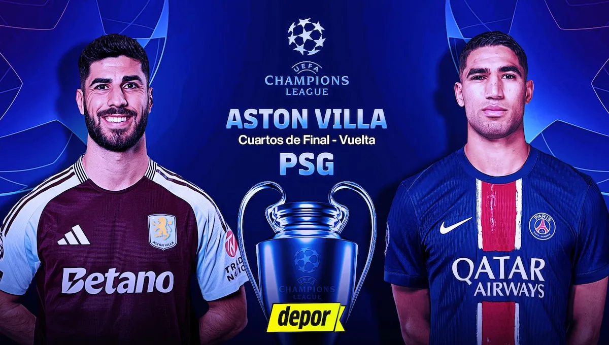 Aston Villa vs. PSG EN VIVO: ver ESPN y Disney Plus por los cuartos de la Champions League